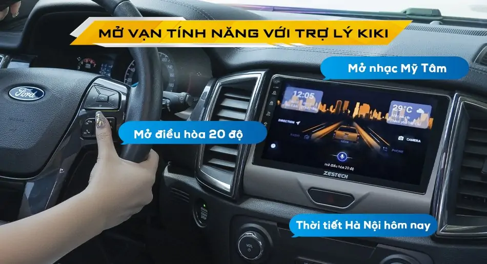 dieu khine giong noi man hinh o to zestech dieu khine giong noi man hinh o to zestech